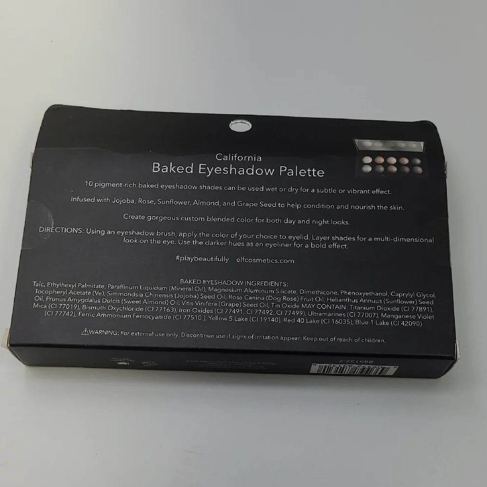 e.l.f. California Baked Eyeshadow Palette - Neutral, Gold, Pink, Brown Shades